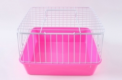Переноска-клетка для кошек 40*32*22.5 см, розовая, 1,3 кг, P113